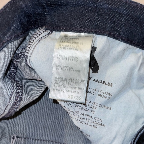 NWOT AG Dark Indigo Blue Farrah Bootcut Jeans 29 - Picture 6 of 11